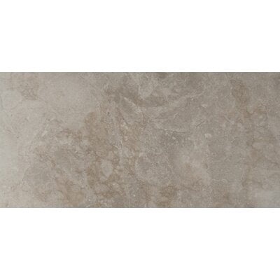 Essentials Ansello Gray Ceramic Tile - Matte - 12" X 24"