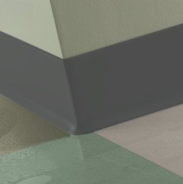 Johnsonite Burnt Umber Vinyl Traditional Wall Base - 2.5" X 48" X 1/8" Toe - Traditional Wall Base, Per Pack: 120 Lft