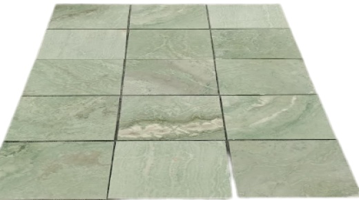 New Green Jade Marble Tile - Honed