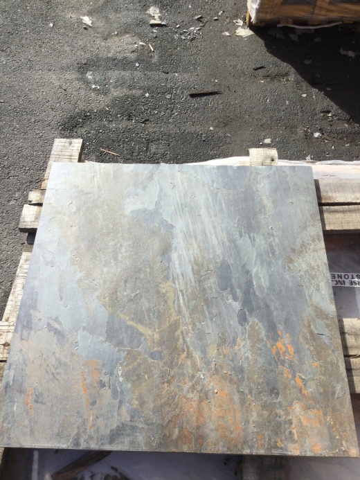 California Gold Slate Tile - Natural Cleft Face, Gauged Back