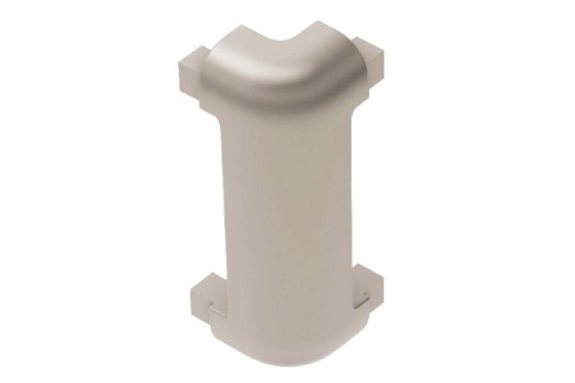 Rondec Ct 90 Degree Outside Corner Metal Tile Edging Trim - Satin Nickel Anodized Aluminum 5/16" X 1 57/64"
