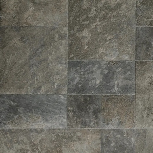 Silver Landmark Greystone Resilient Luxury Sheet Vinyl - Textured