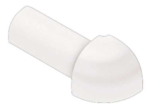 Rondec 90 Degree Outside Corner Plastic Pvc Tile Edging Trim - Bright White
