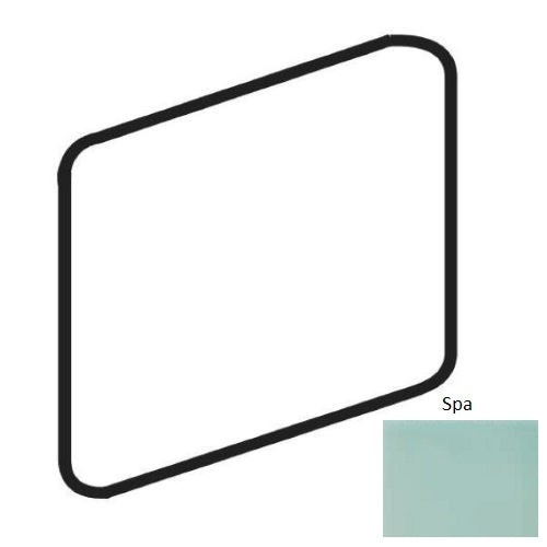 Color Wheel Classic Spa Ceramic Wall Trim - 2" X 2" Bullnose Corner - Semi Gloss, Per Pack: 5 Pcs