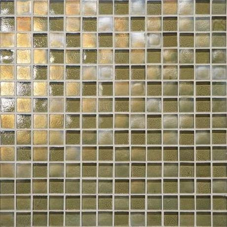 Glass Horizons Lagoon Glass Mosaic - 3/4" X 3/4" - Glossy, Per Pack: 10 Sheets