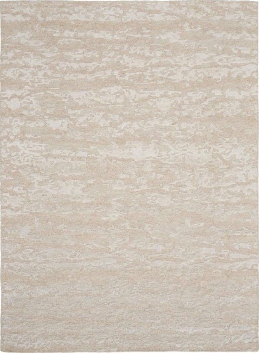 Sand Wool Area Rug Divine Sand Div08 Wool Blend Modern Area Rug - 6 Ft X 8 Ft - Sand