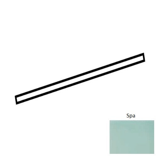 Color Wheel Classic Spa Ceramic Wall Trim - 1/2" X 11 15/16" Jolly - Semi Gloss, Per Pack: 5 Pcs