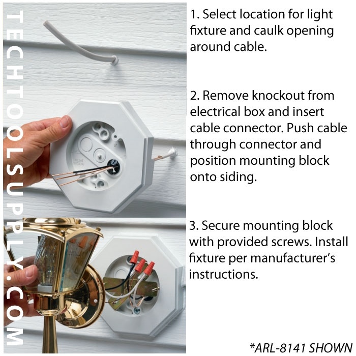 Arlington Siding Mounting Kit 1/4In And 5/16In Siding