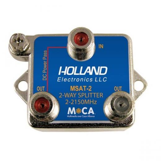 Holland Electronics Moca 2-Way Splitter for DirecTV