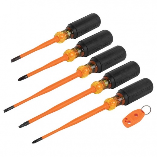 Klein Tools 6Pc Insulated Slim Tip Driver Set
