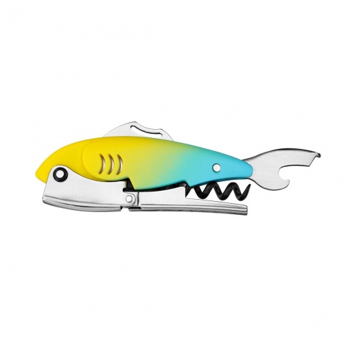 Gillbert Ombre Fish Corkscrew by Truezoo - Wine and Beer Opener