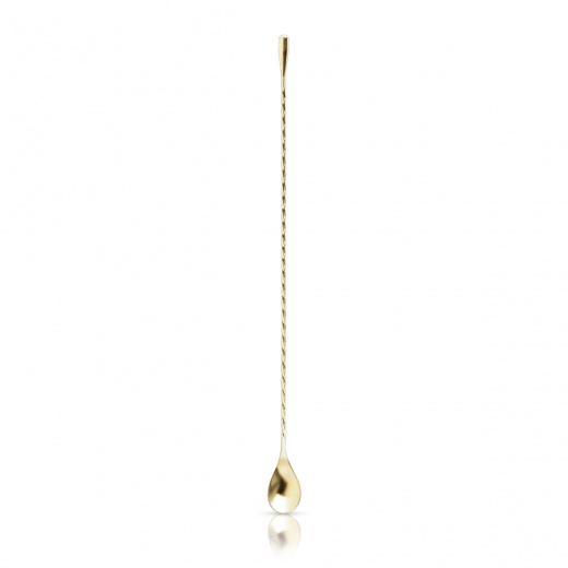 Belmont 40Cm Weighted Barspoon in Gold by Viski