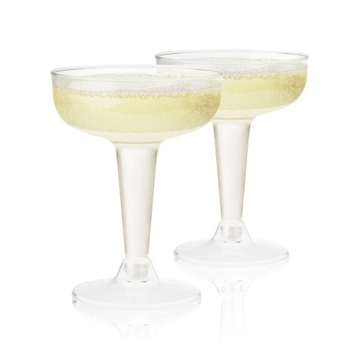 5Oz Plastic Coupe Set - 20 Pc - Premium Disposable Drinkware for Unforgettable Celebrations