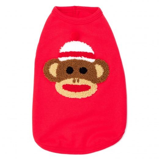 Sock Monkey Tee for Dogs - Comfy & Stylish Pet Apparel