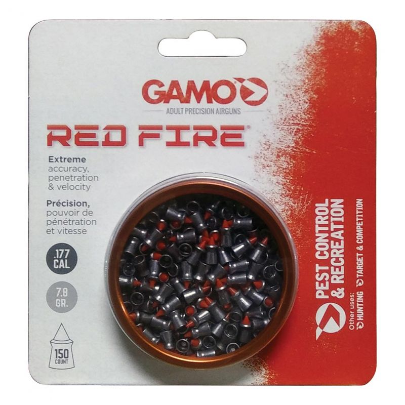 Gamo .177Cal “Red Fire” Pellets – 7.8 Grain (150 Count)