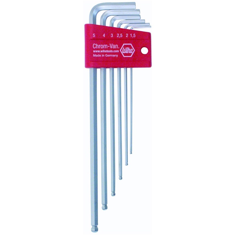 Wiha Metric Ball End Hex L-Key Set (6 Piece Set)