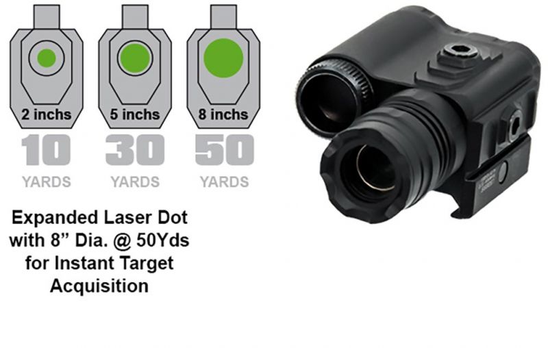 Utg Instant Target Aiming Bulldot Compact Green Laser