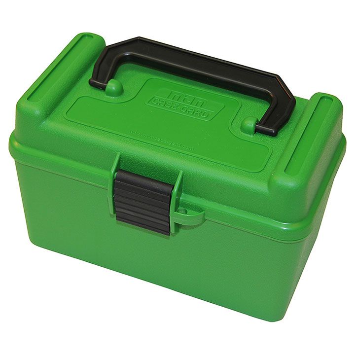 Mtm Deluxe Ammo Box 50 Round 257/7Mm/458 (Green)
