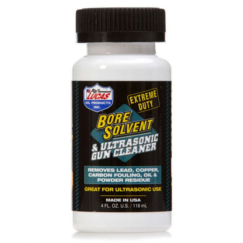 Lucas Oil Extreme Duty Bore Solvent & Ultrasonic Gun Cleaner – 4 Ounce