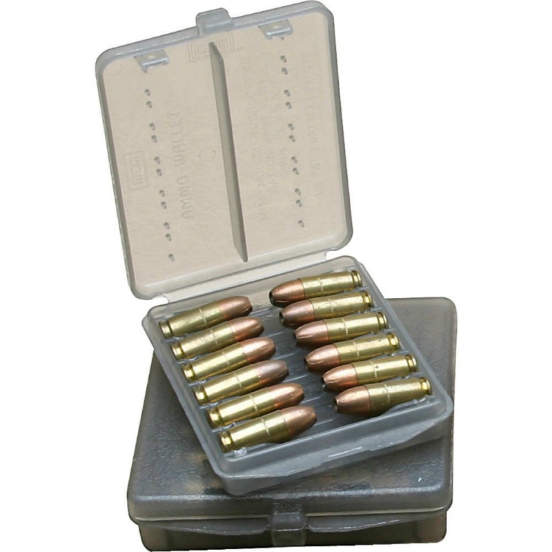 Mtm Ammo Wallet 12 Round Magnum Pistol (Smoke)