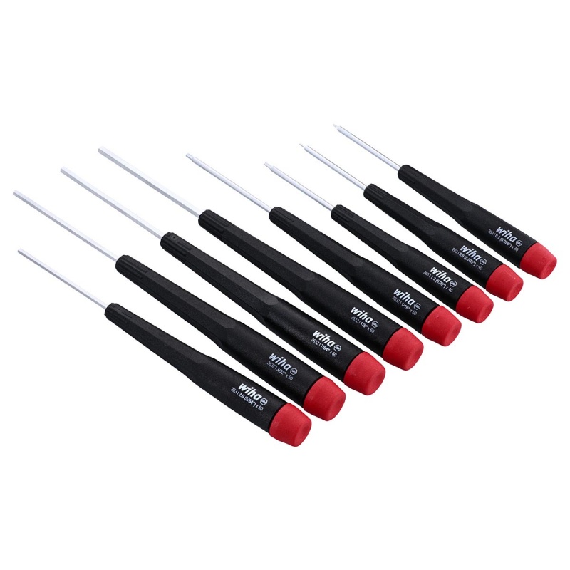 Wiha Precision Hex SAE Screwdrivers 8 Piece Set