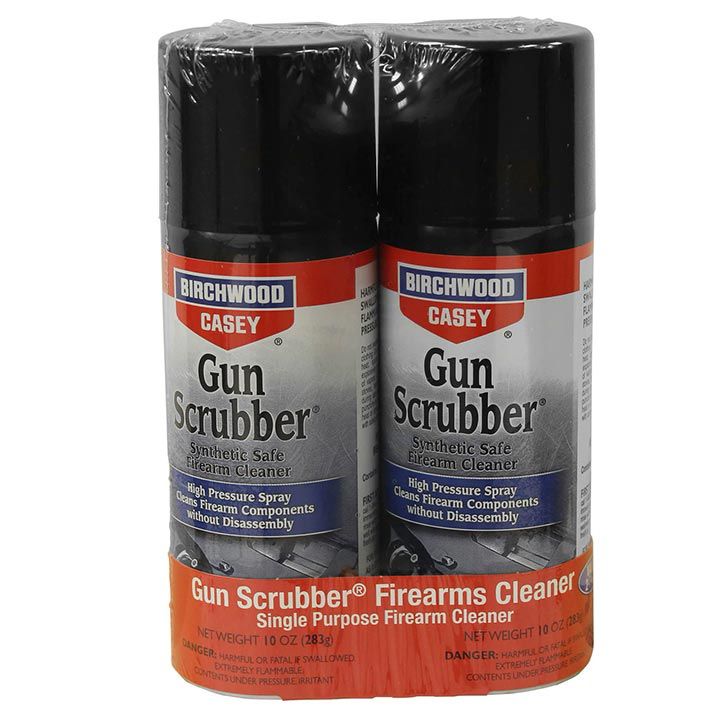 Birchwood Casey Gun Scrubber Firearm Cleaner, 10Oz Cans (2-Pack)