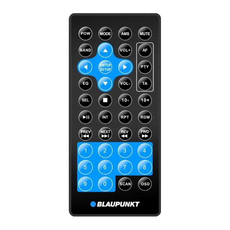 Blaupunkt 7″ Double Din Mechless Fixed Face Touchscreen Receiver With Phonelink, Bluetooth, Usb/Sd Inputs & Remote