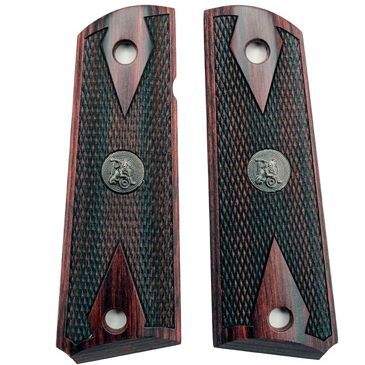 Pachmayr Colt 1911 American Legend Series Grips – Double Diamond Rosewood