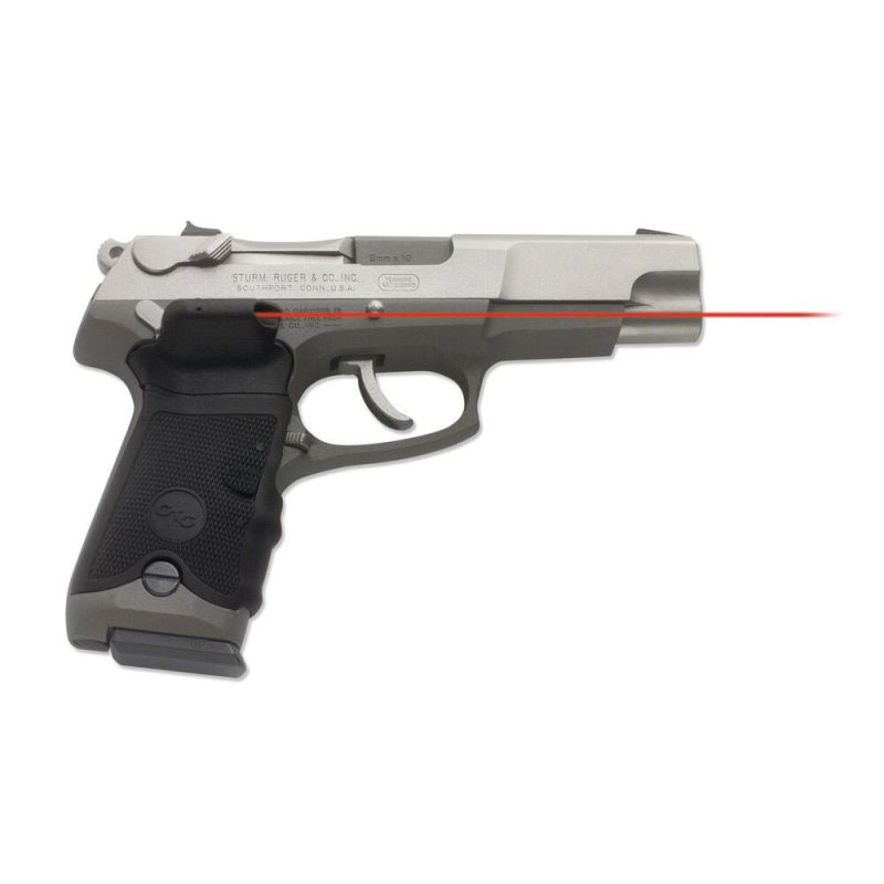 Crimson Trace Lasergrips For Ruger P-Series Pistols, Red Laser