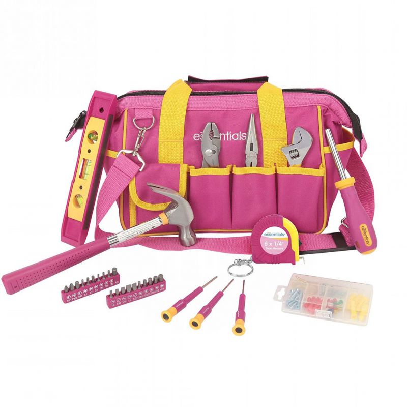 Greatneck “Around The House” Tool Set (32-Piece Set) – Pink