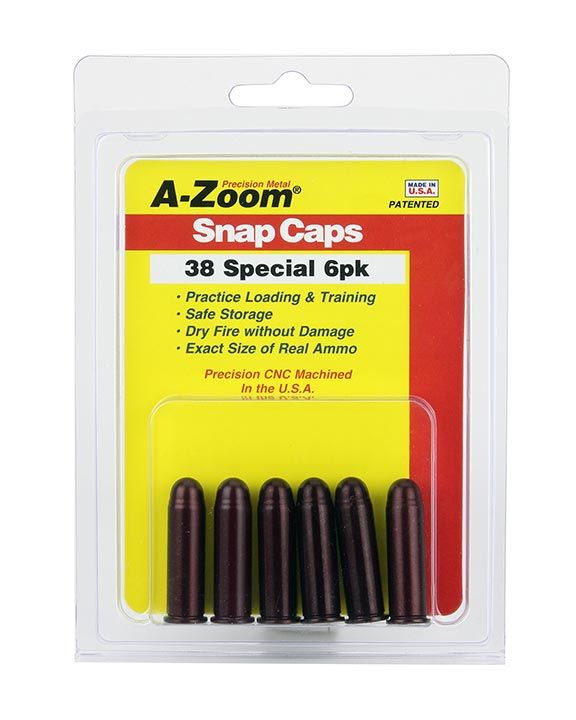 A-Zoom 38 Special Snap Cap (6 Pack)