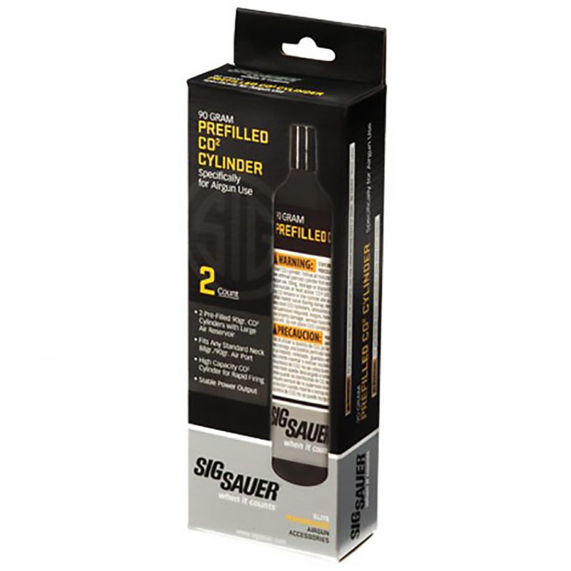Sig Sauer 90 Gram Co2 Cylinders (2 Count)