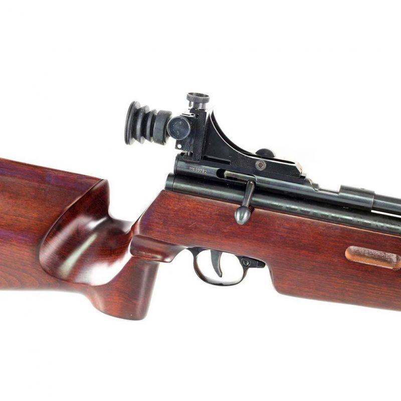 Beeman .22Cal Co2 Powered Single Shot Pellet Air Rifle With Competition Diopter Peep Sight