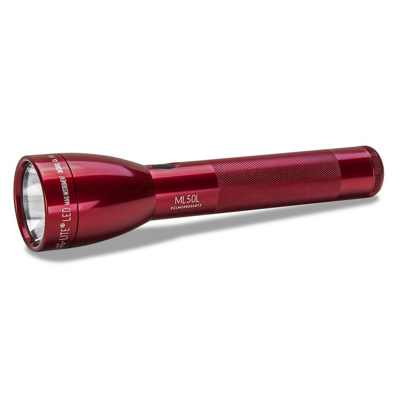 Maglite Led 2-Cell C Flashlight, Red