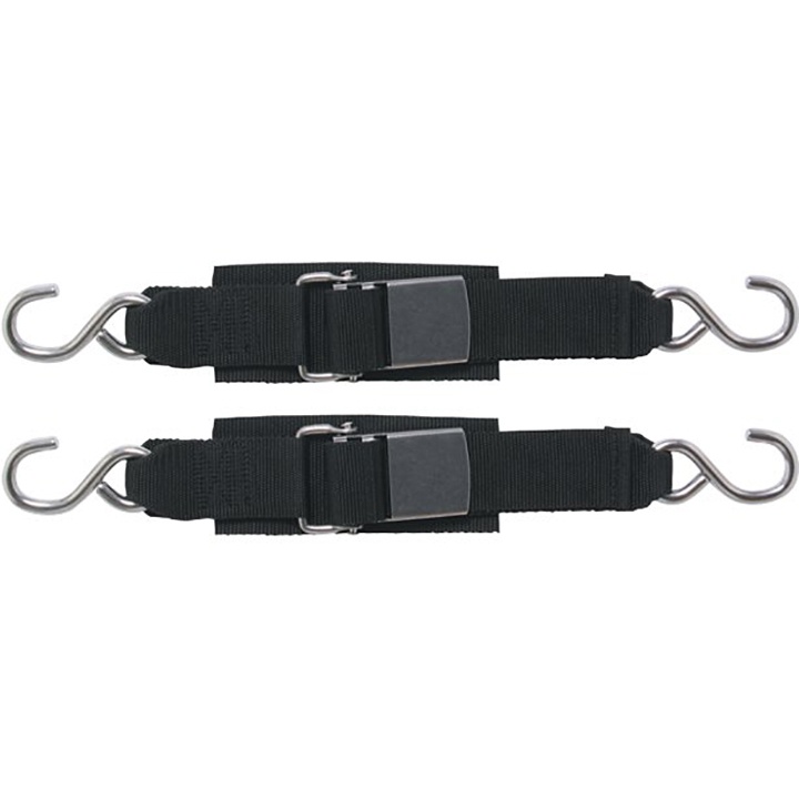 Boatbuckle Stainless Steel Kwik Lok Transom Tie-Down (Pair)