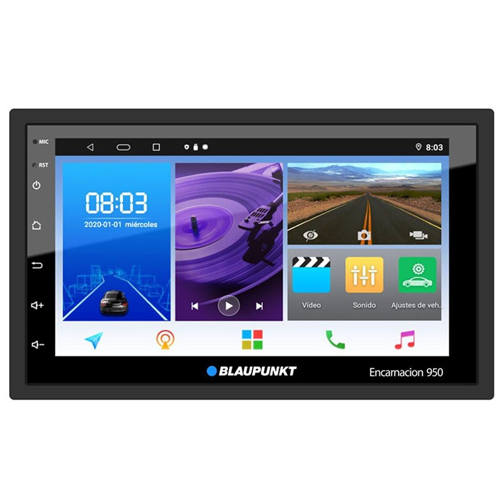 Blaupunkt 7″ Double Din Mechless Fixed Face Touchscreen Receiver With Phonelink, Wifi, Bluetooth & Usb Inputs