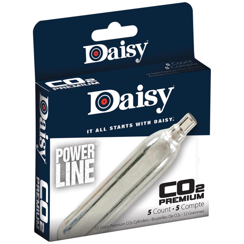 Daisy 12 Gram Co2 Cylinders (5 Count)