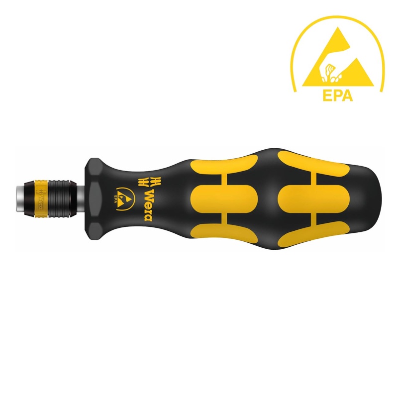 Wera Esd-Safe Bitholding Screwdriver – 1/4″ Drive (Non-Magnetic)