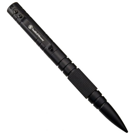 Smith & Wesson 6.1″ Aircraft Aluminum Refillable Tactical Pull Cap Pen