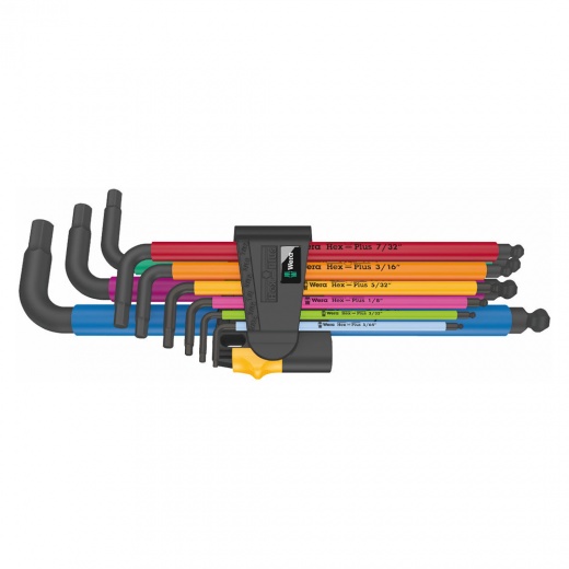 Wera Hex-Plus SAE L-Key Set (9 Piece Set)