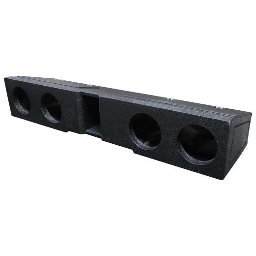 Qpower "Qbomb" Chevy/GMC Crew Cab '07-'20 Quad 6.5" Vented Empty Woofer Enclosure