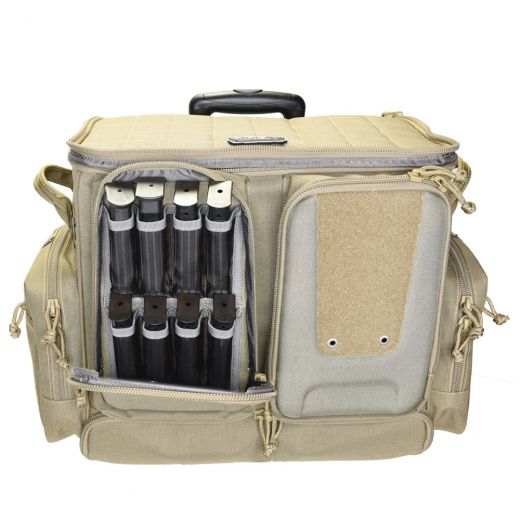 Gps Tactical Rolling Range Bag, Tan