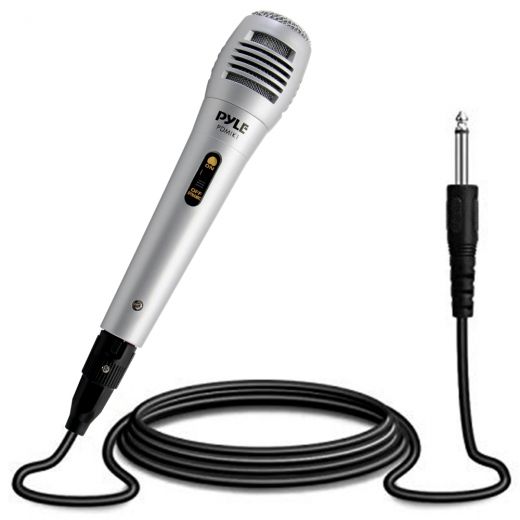 Pyle Microphone with Cable - High-Quality Dynamic Microphone for Vocals and Instruments