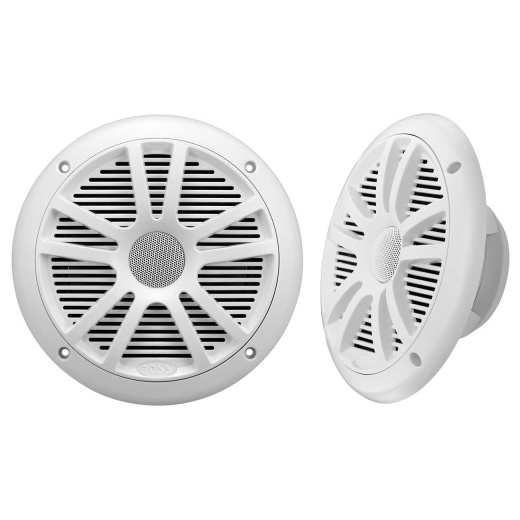 Boss Audio Marine 6.5” Dual Cone Speakers (White)