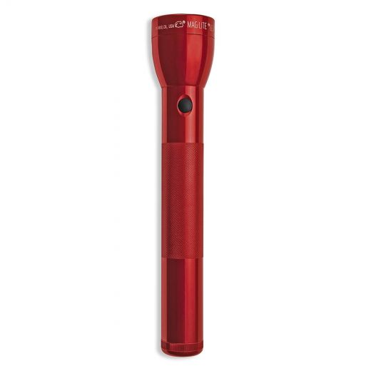 Maglite Led 3-Cell D Flashlight, Red, Blister Pack