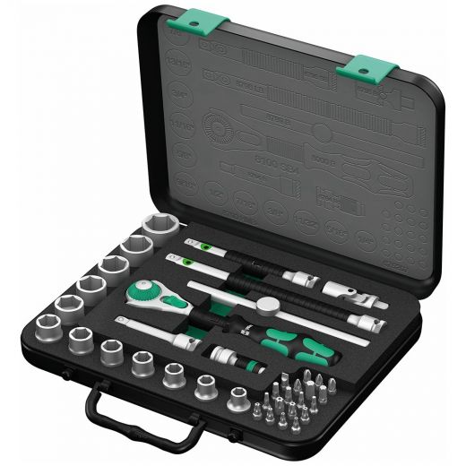 Wera Sae 3/8” Drive Speed Ratchet Set (38-Piece Set)