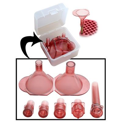 Mtm Universal Powder Funnel Kit .17 To 500 S&w