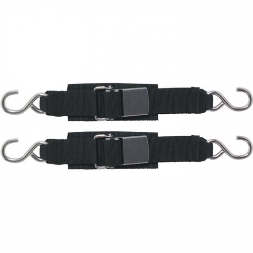 Boatbuckle Stainless Steel Kwik Lok Transom Tie-Down (Pair)