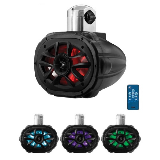 Boss Audio Marine 6x9 2-Way Wakeboard Speaker with RGB LED Illumination - Black