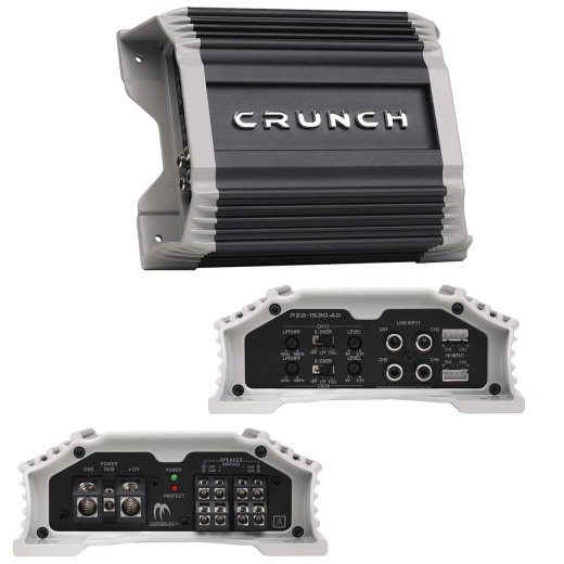 Crunch POWERZONE 2 4 Channel Amplifier, 1500 Watts